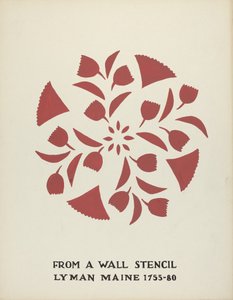 Projekt z Lyman, Maine 1755-1780: Z proponowanego portfolio "Maine Wall Stencils"