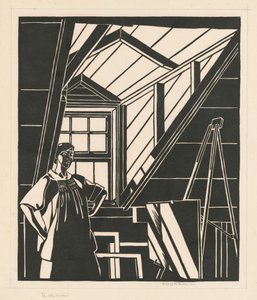 Okno na poddaszu autorstwa Mildred McMillen