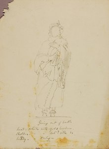 Figure Study (Exiting Bath) autorstwa Miner Kilbourne Kellogg