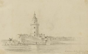 Latarnia morska, Civitavecchia autorstwa Miner Kilbourne Kellogg