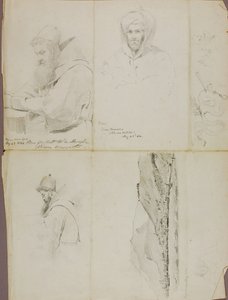 Studia - pejzaż i portret autorstwa Miner Kilbourne Kellogg