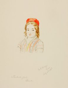 Turecka dziewczyna, Brusa, 1845.