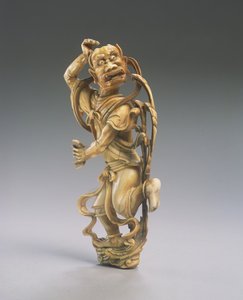 Figura Kui xing (rzeźbiona z kości słoniowej) (patrz także 272115)