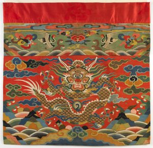 Frontal ołtarzowy, początek XVII wieku (jedwab o splocie gobelinowym) autorstwa Ming Dynasty Chinese School
