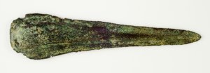 Ostrze sztyletu, 2000-1400 p.n.e. (odlew z brązu) autorstwa Minoan