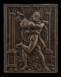 Herkules i Antaeus, koniec XV - początek XVI wieku.