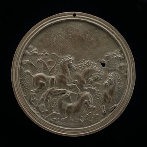 Śmierć Hipolita lub Upadek Faetona, koniec XV - początek XVI wieku. autorstwa Moderno