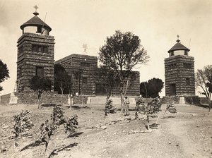 „Budowanie imperium” w epoce faszystowskiej: Kościół abisyński, 09.05.1936 (zdjęcie czarno-białe) autorstwa Modestino Baldinetti