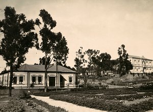 „Budowanie imperium” w epoce faszystowskiej: krąg urzędników w Asmarze, 09.05.1936 (zdjęcie czarno-białe) autorstwa Modestino Baldinetti