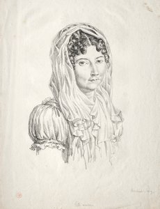 Portret kobiety, 1819. autorstwa Moisbach