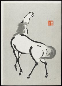 Koń (C) autorstwa Mokuchu Urushibara