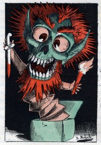 Alegoria niebezpieczeństwa społecznego w XIX wieku autorstwa Moloch