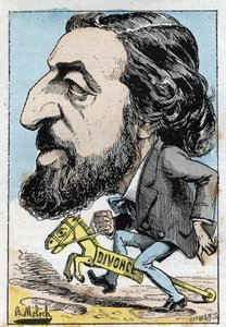 Portret Alfreda Naqueta (1834-1916), francuskiego polityka autorstwa Moloch