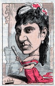 Portret Roselii Rousseil autorstwa Moloch