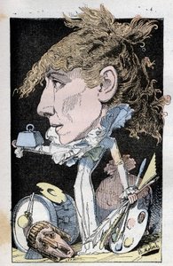 Portret komika Henriette Rosine Bernard dit Sarah Bernhardt (1844-1923) autorstwa Moloch