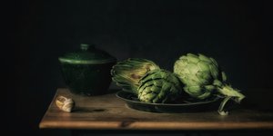 Martwa natura z karczochami
