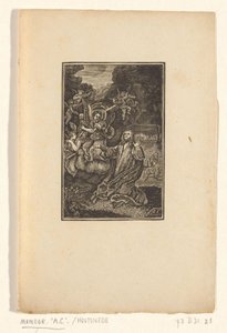 Chrystus na Górze Oliwnej autorstwa Monogrammist AC (houtgraveur)