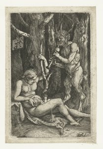 Rodzina satyrów autorstwa Monogrammist AD