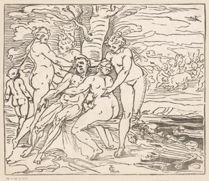 Wenus opłakuje śmierć Adonisa autorstwa Monogrammist GGN (attributed to)