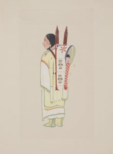 Kiowa Squaw, c.1934 (akwarela)