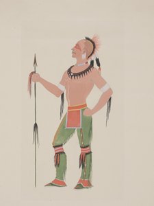 Osage, ok. 1934 (akwarela)