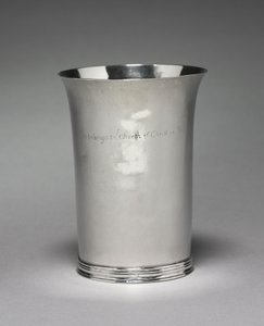 Zlewka, ok. 1715 (srebrna) autorstwa Moody Russell