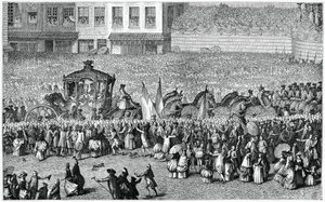 Powóz konny na paradzie, 1782, 1885.