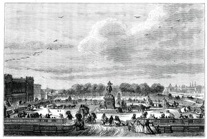 Ogrody francuskiego pałacu króla Ludwika XV, 1763 1885.
