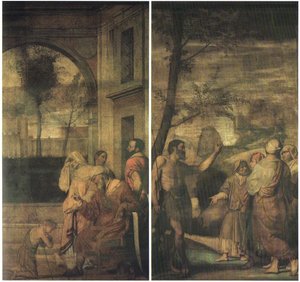 Obudowa organów kościoła św. Jana Ewangelisty autorstwa Moretto da Brescia