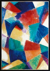 USA, Synchromia w niebieskim fiolecie, Studium