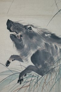 Inoshishi-zu autorstwa Mori Sosen autorstwa Mori Sosen