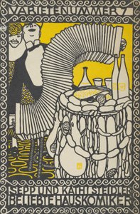 Variety Act 7: Sepp i Kathi Steidler, Popular House Comedians Variety Act 7: Sepp i..., 1907. autorstwa Moritz Jung