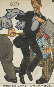 Kawiarnia wiedeńska: Carom Wiener Kawiarnia: Carabol, 1911.