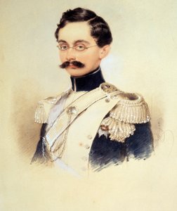 Portret Adolfa I, księcia Nassau, wielkiego księcia Luksemburga 1817-1905, lata 40. XIX wieku