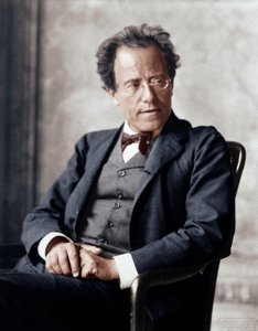 Gustav Mahler w Operze Wiedeńskiej autorstwa Moritz Nähr