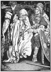 „Olaf wziął staruszkę w ramiona”, X lub XI wiek 1913 r.