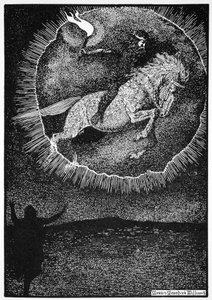 „Wizja człowieka na szarym koniu”, 1913.