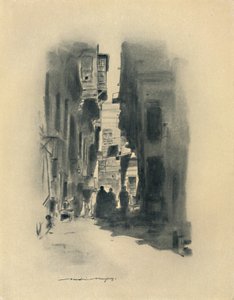 Ulica Kairska, 1903 autorstwa Mortimer L Menpes