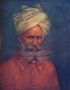 Retainer z środkowych Indii, 1903 autorstwa Mortimer L Menpes