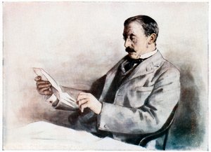 Alfred Milner, 1. wicehrabia Milner, brytyjski mąż stanu, początek XX wieku autorstwa Mortimer L Menpes