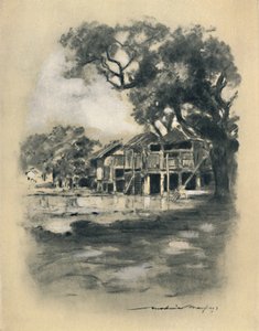 „Wioska górska”, 1903 r. autorstwa Mortimer L Menpes