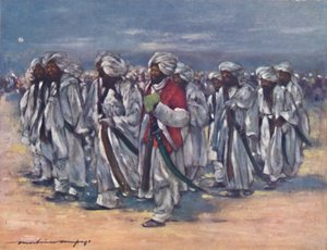 „Wódz Baluchów w Durbar Day”, 1903 r. autorstwa Mortimer L Menpes