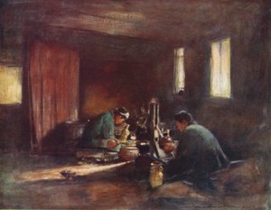 „Robotnicy brązowi”, c1887, 1901 autorstwa Mortimer L Menpes