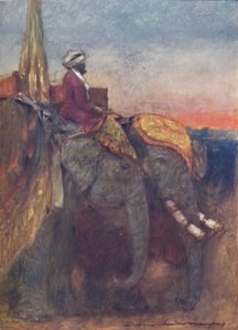 „Słonie Jaipur”, 1903 autorstwa Mortimer L Menpes