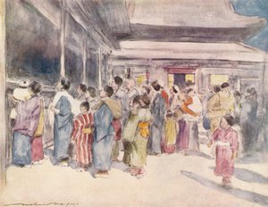 „Patrzący”, c1887, 1901 autorstwa Mortimer L Menpes