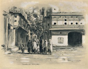 „Muzułmanka”, 1903 autorstwa Mortimer L Menpes