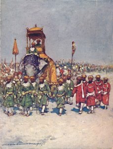 „Jedna z najbardziej malowniczych grup w procesji zakonników”, 1903 autorstwa Mortimer L Menpes