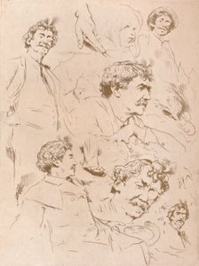 „Studia portretowe”, ok. 1880, 1904 r autorstwa Mortimer L Menpes