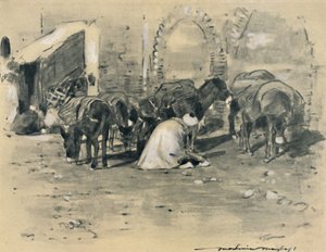 „Scena uliczna w Tangerze”, 1903. autorstwa Mortimer L Menpes