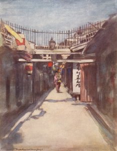 „Ulica z Galerią”, ok. 1887, 1901 autorstwa Mortimer L Menpes